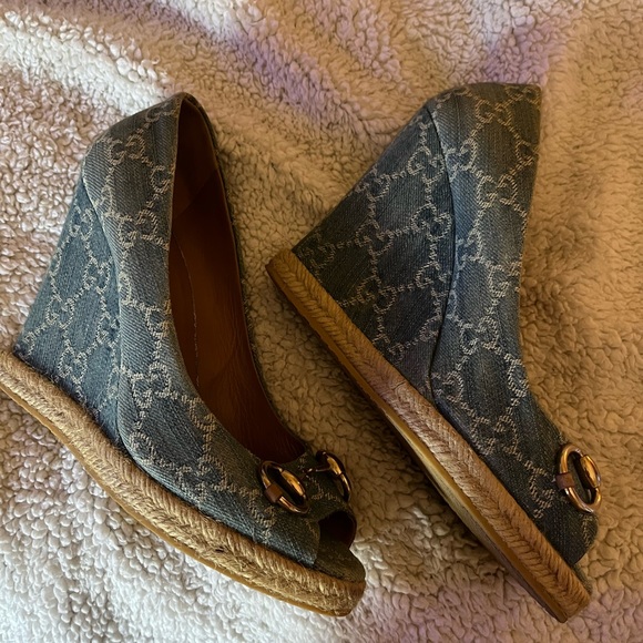 Gucci Wedges Size39 Authentic Pre-Owned - Picture 3 of 7